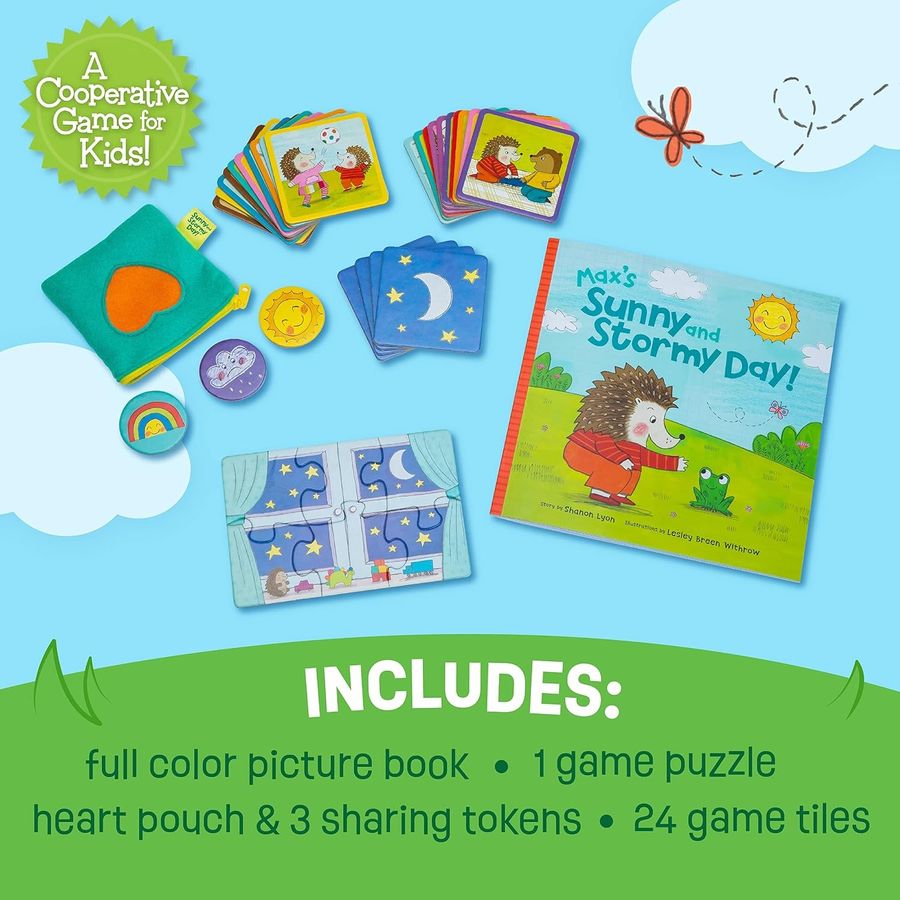 Peaceable Kingdom Sunny and Stormy Day Book and Game, view 6