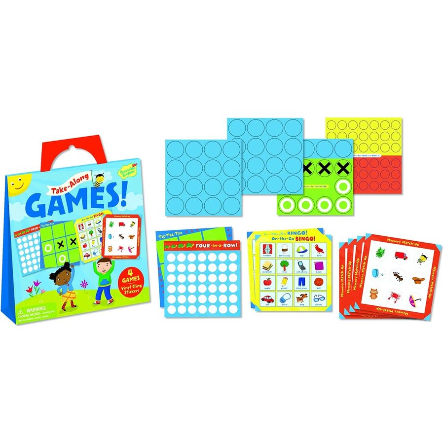 Peaceable Kingdom Take Along Games Reusable Sticker Tote, view 2