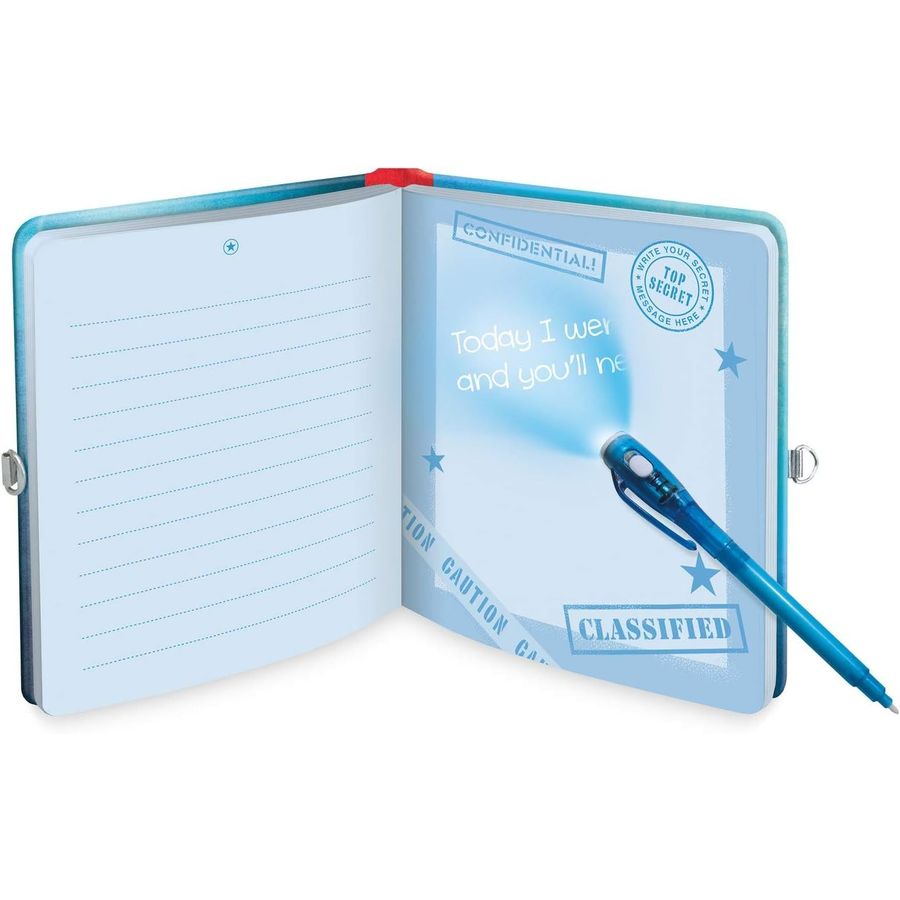 Peaceable Kingdom Top Secret Diary with Invisible Ink Pen, view 3
