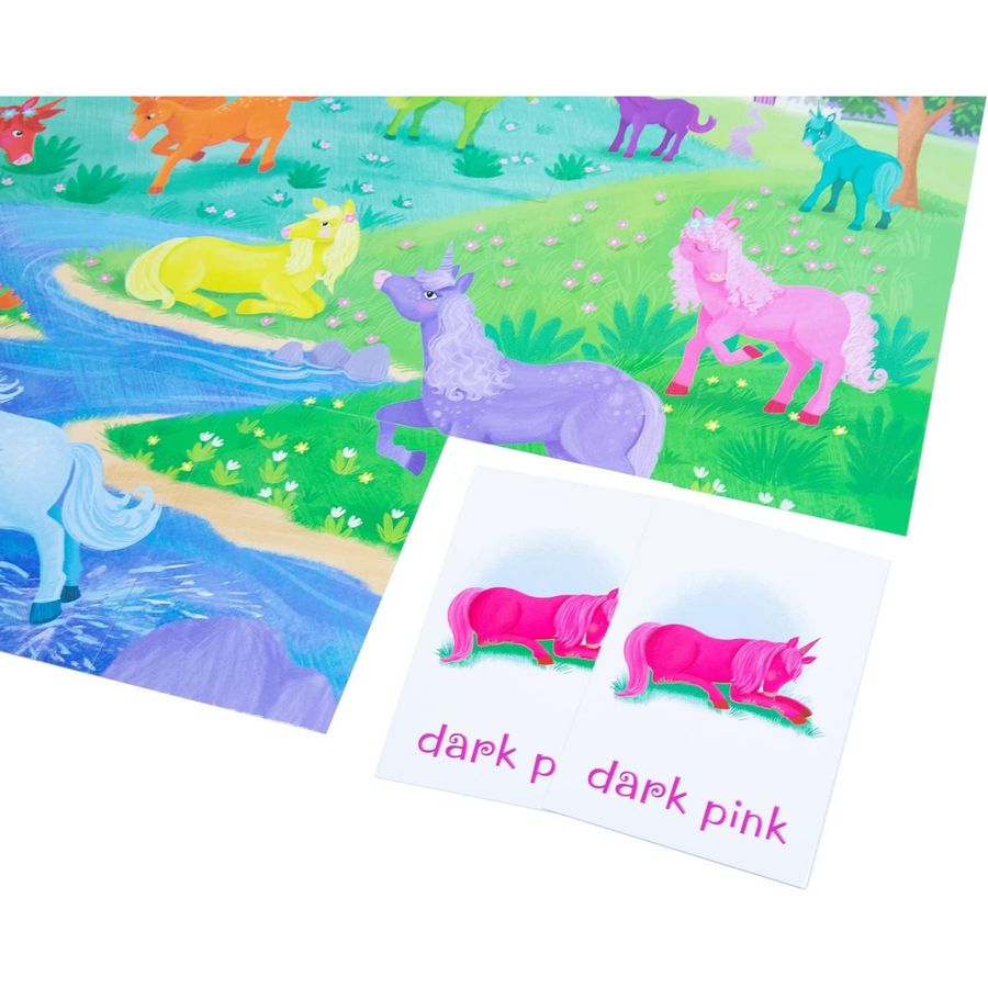 Peaceable Kingdom Unicorn Puzzle and Match Up Game, view 3