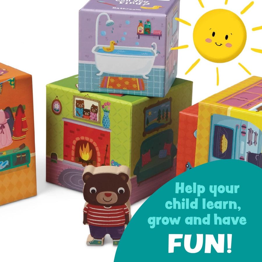 Peaceable Kingdom Where's Bear Stacking Game, view 6
